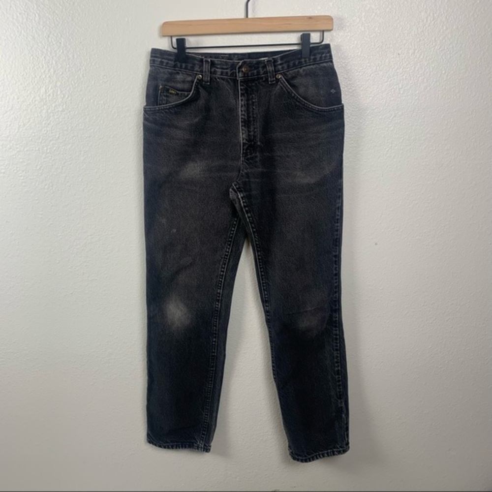 Lee Vintage Black Boyfriend Distressed Jeans